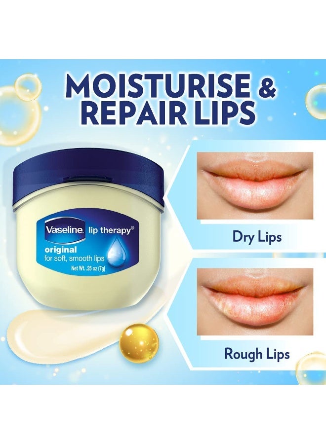 Vaseline Lip Therapy Original, .25 Oz (Pack Of 3), White - Image 2